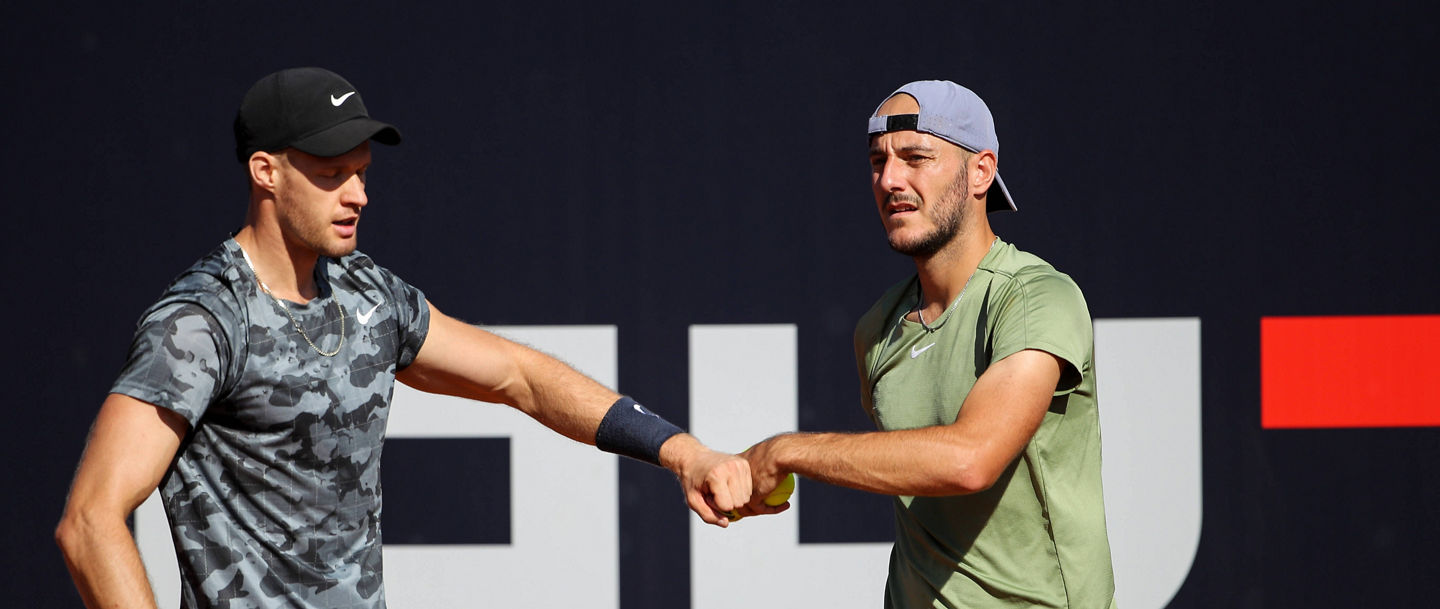 Constantin Frantzen und Hendrik Jebens beim ATP-Challenger in Österreich