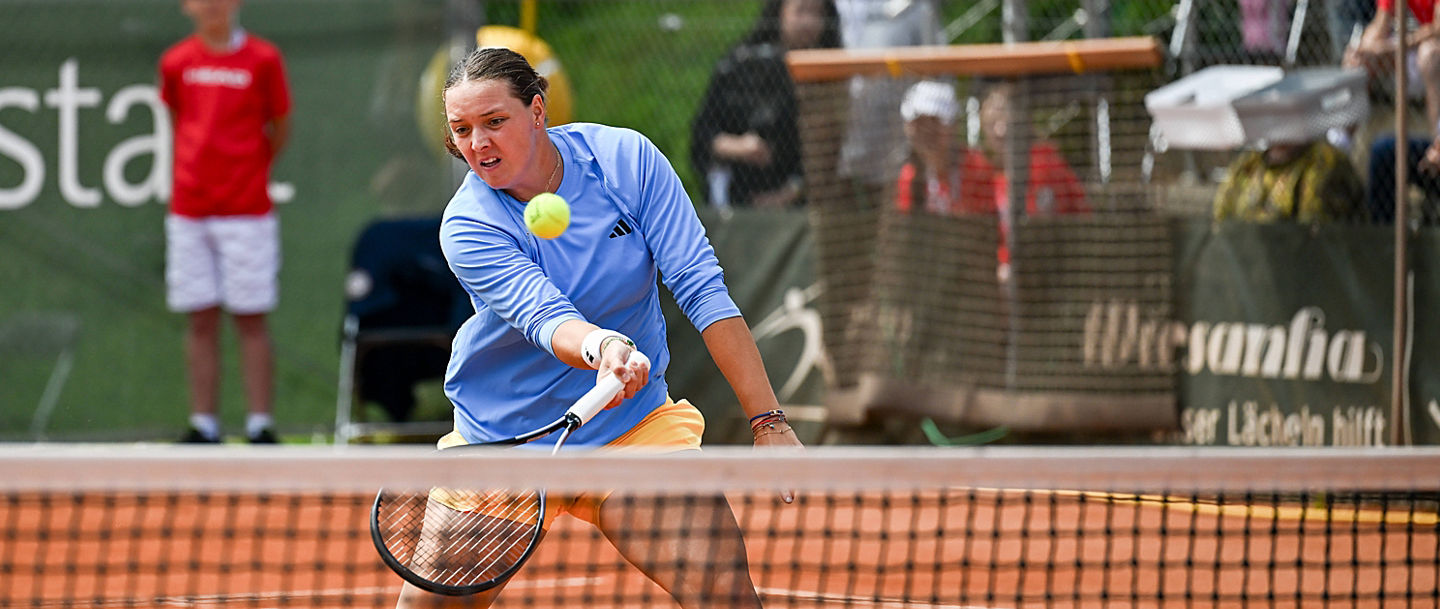 Jule Niemeier im Finale der Wiesbaden Tennis Open