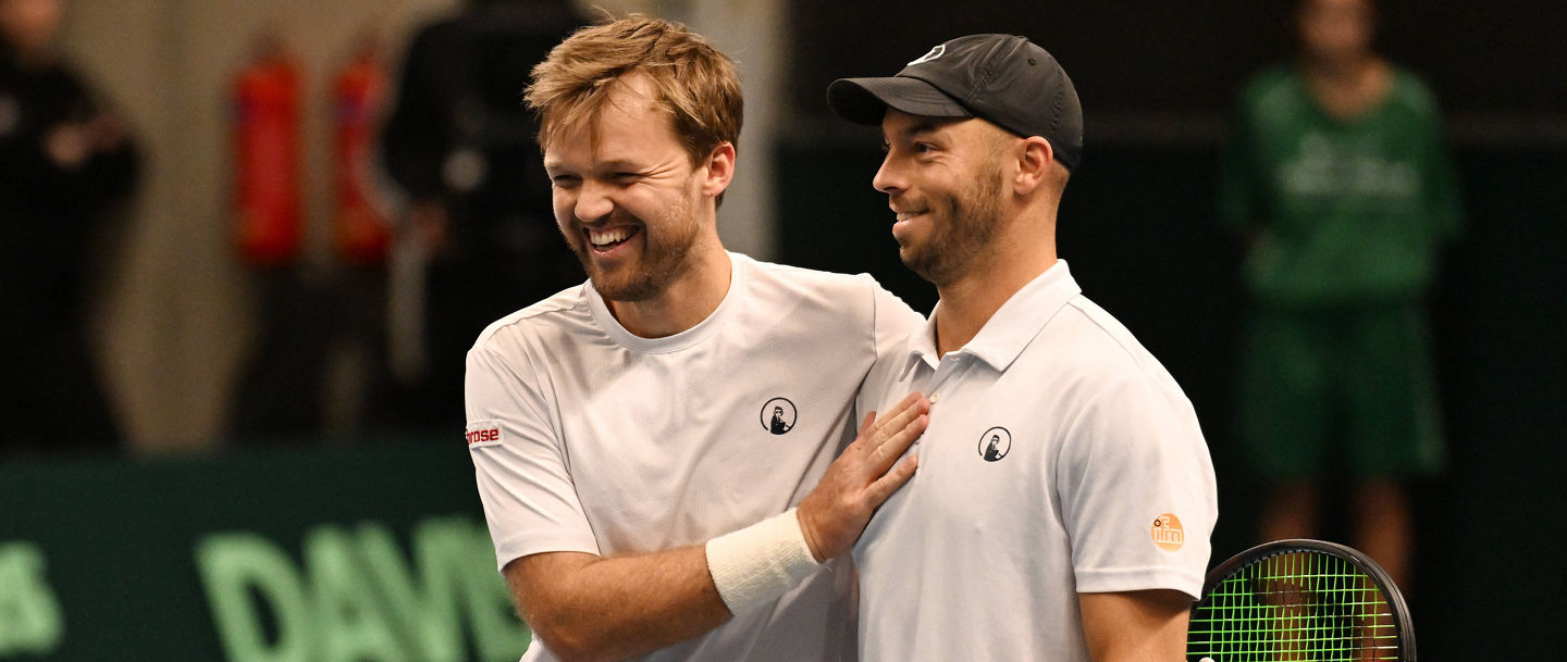 Krawietz und Pütz im Davis Cup.