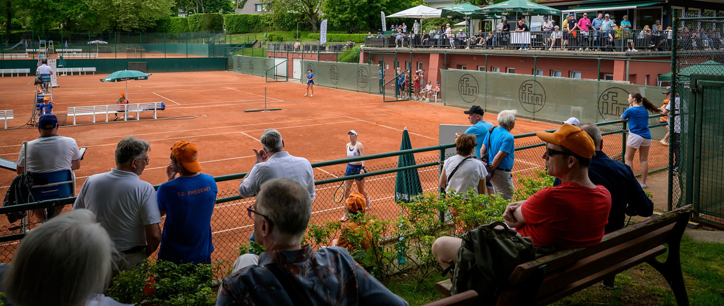 Die Tennisanlage des TC Bredeney