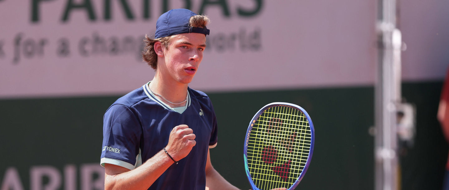 Niels McDonald steht im Viertelfinale der French Open Juniors.