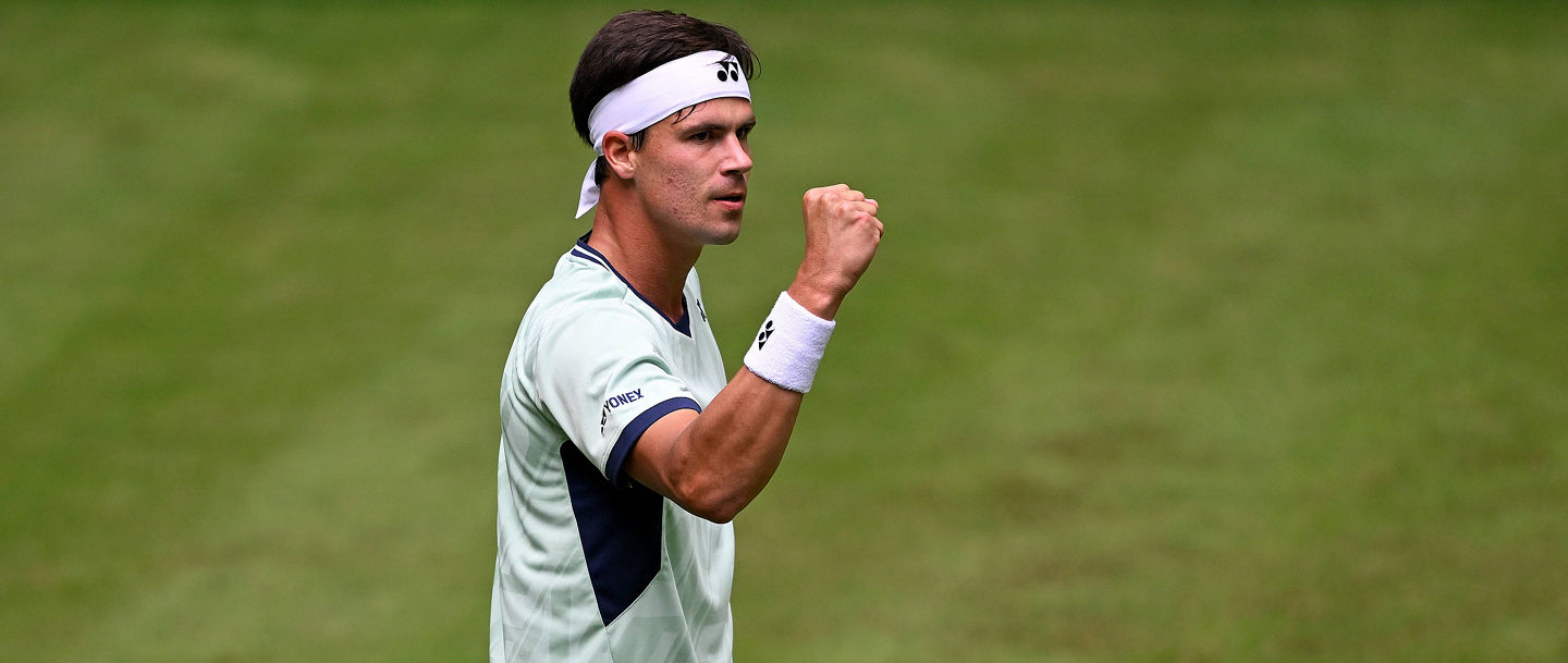 Halle, OWL Arena, 16.06.25, GER, Herren, Tennis, Terra Wortmann Open 2025, 1. Hauptrunde Bild: Daniel ALTMAIER Deutschland Nordrhein-Westfalen Deutschland *** Halle, OWL Arena, 16 06 25, GER, Men, Tennis, Terra Wortmann Open 2025, 1 Main Round Picture Daniel ALTMAIER Germany North Rhine-Westphalia Germany