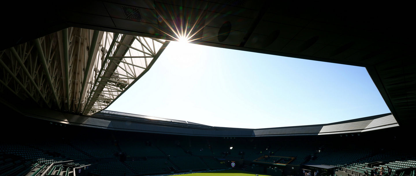 Der  Center Court von Wimbledon
