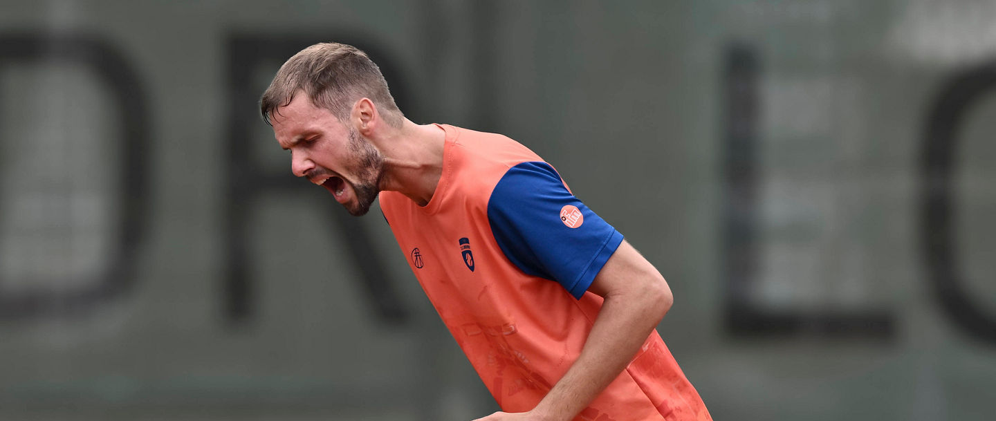 Oscar Otte gewann bisher alle seine Matches im Einzel für den TC Bredeney.
