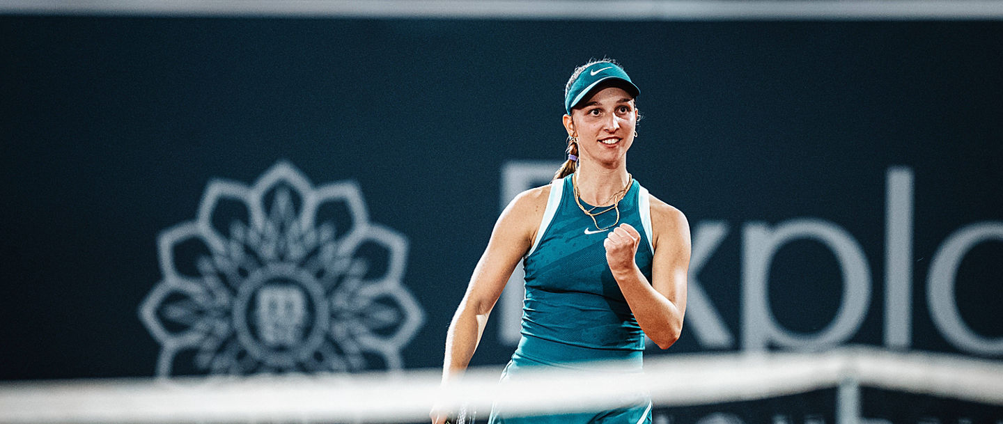 Tennis Frauen MSC Hamburg Ladies Open WTA, Tennis Damen 250 Lois Boisson FRA vs. Tamara Korpatsch GER 16.07.2025 Tamara Korpatsch jubelt Hamburg Tennisstadion am Rothenbaum Hamburg Deutschland *** Tennis Women MSC Hamburg Ladies Open WTA 250 Lois Boisson FRA vs Tamara Korpatsch GER 16 07 2025 Tamara Korpatsch cheers Hamburg Tennisstadion am Rothenbaum Hamburg Germany