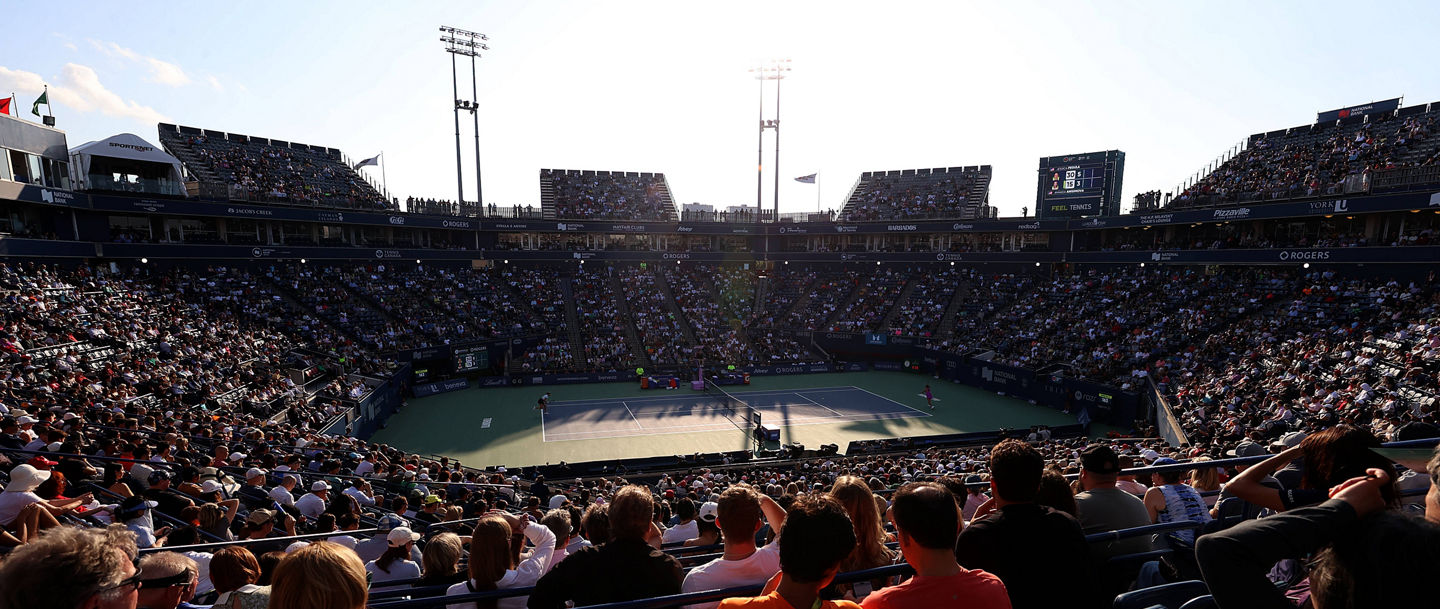 Toronto Center Court 2024 during the wta 1000 final