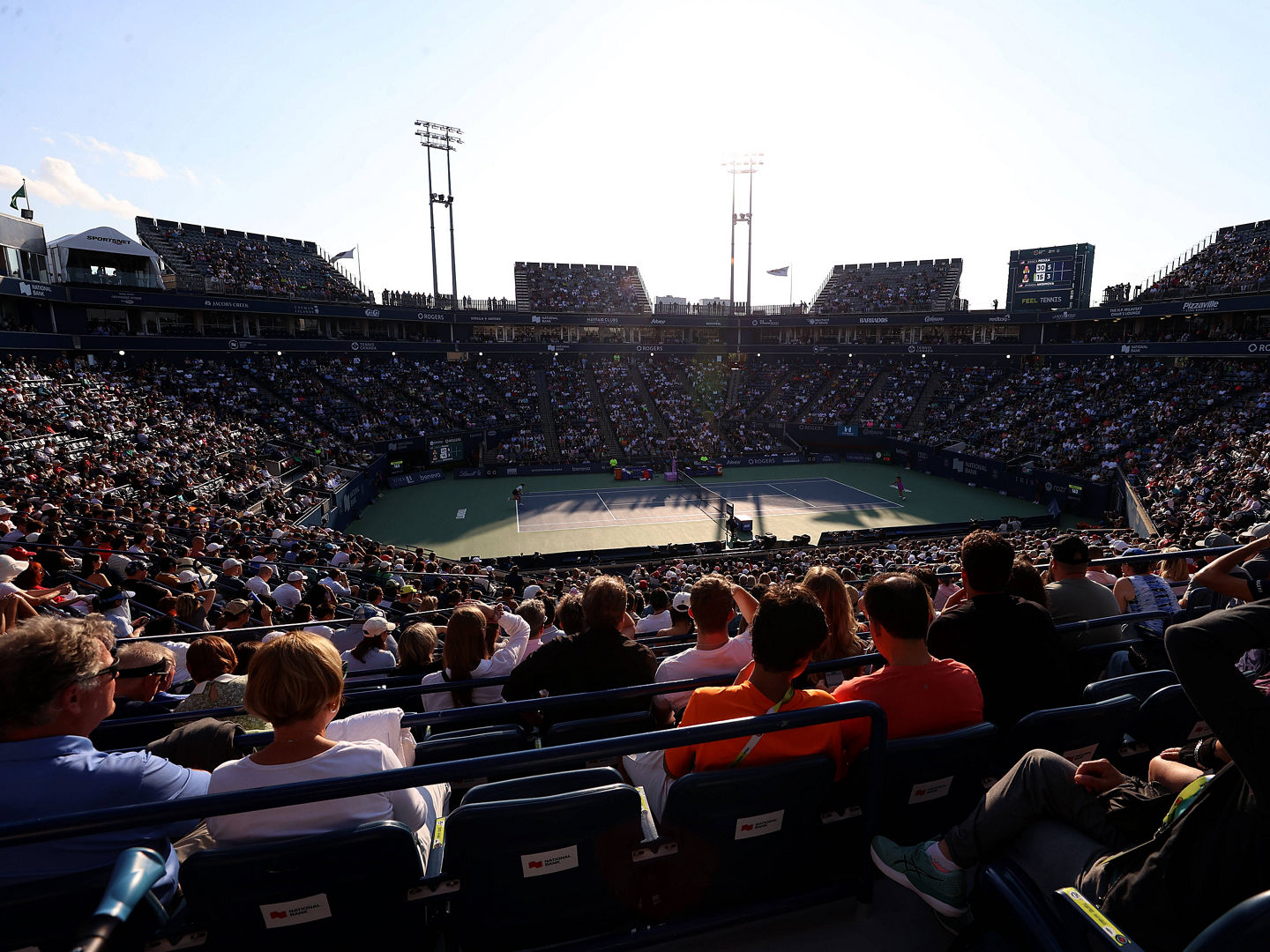Toronto Center Court 2024 during the wta 1000 final
