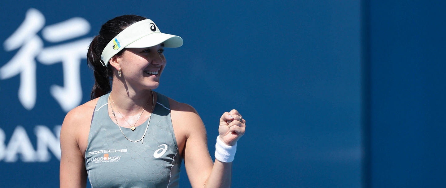 250928 -- BEIJING, Sept. 28, 2025 -- Eva Lys celebrates scoring during the women s singles third round match between Elena Rybakina of Kazakhstan and Eva Lys of Germany at 2025 China Open tennis tournament in Beijing, China, Sept. 28, 2025. Photo by /Xinhua SPCHINA-BEIJING-TENNIS-CHINA OPEN-WOMEN S SINGLES-THIRD ROUND CN MaxZihan PUBLICATIONxNOTxINxCHN