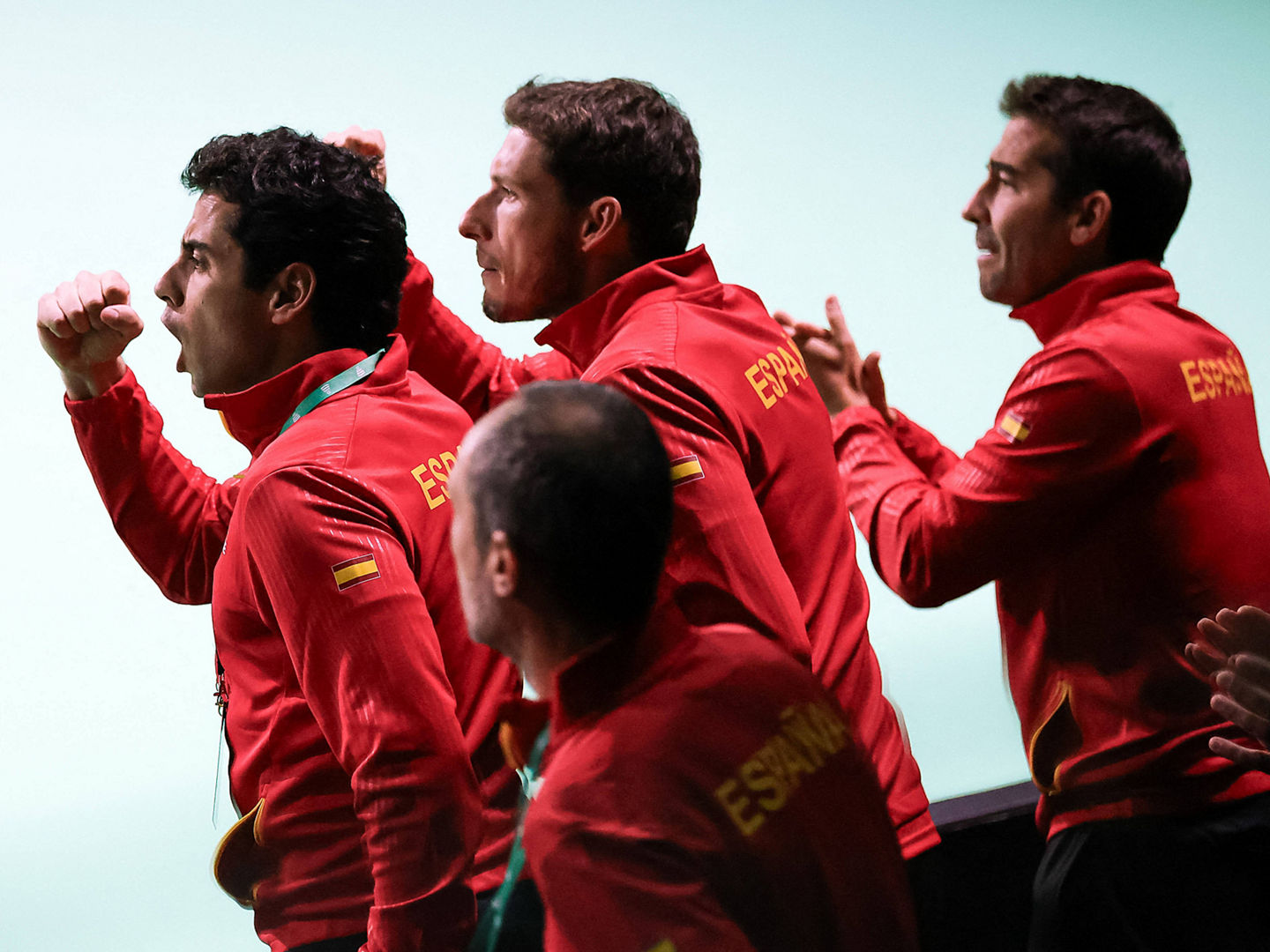 spanish team during Davis Cup - Final Eight, International Tennis match in Bologna