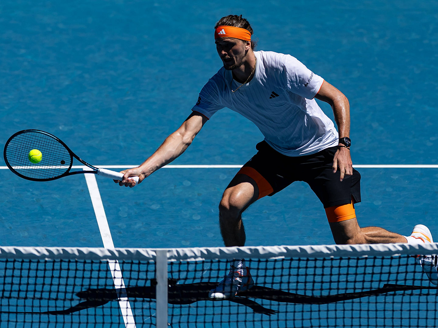 Alexander Zverev in action Australian Open 2026
