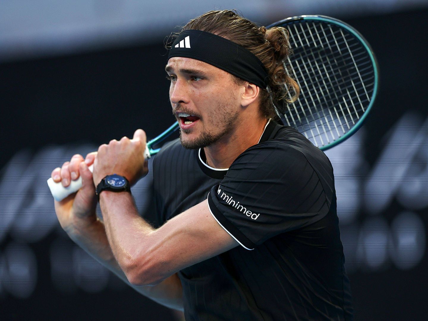 Alexander Zverev during his third round match Australian Open