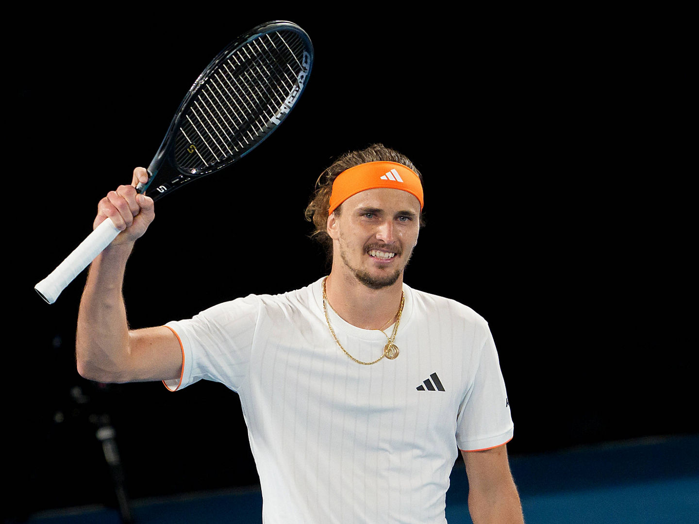 ALEXANDER ZVEREV of Germany in action against 25th seed LEARNER TIEN of the USA