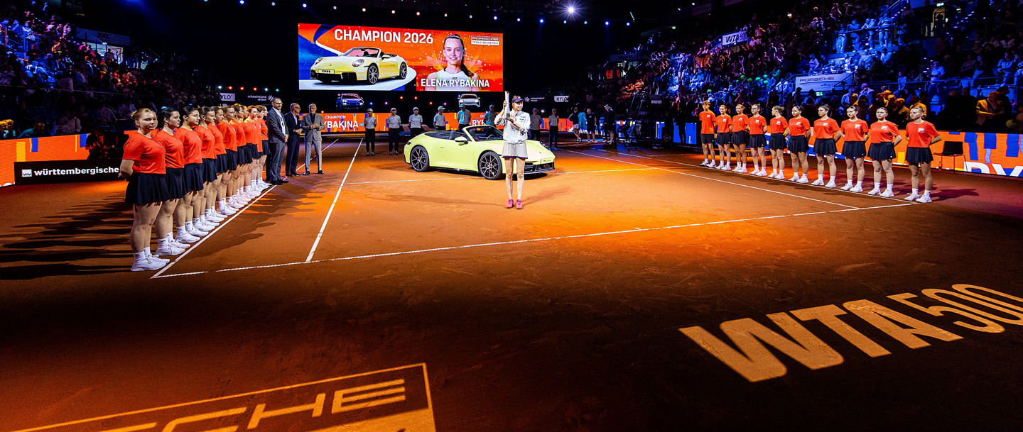 19.04.26 Porsche Tennis Grand Prix Stuttgart Deutschland, Stuttgart, 19.04.2026, Tennis, Porsche Tennis Grand Prix Stuttgart: Elena Rybakina Kasachstan, Jubel. *** 19 04 26 Porsche Tennis Grand Prix Stuttgart Germany, Stuttgart, 19 04 2026, Tennis, Porsche Tennis Grand Prix Stuttgart Elena Rybakina Kazakhstan , cheering