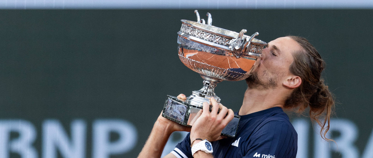 Zverev mit dem Pokal
