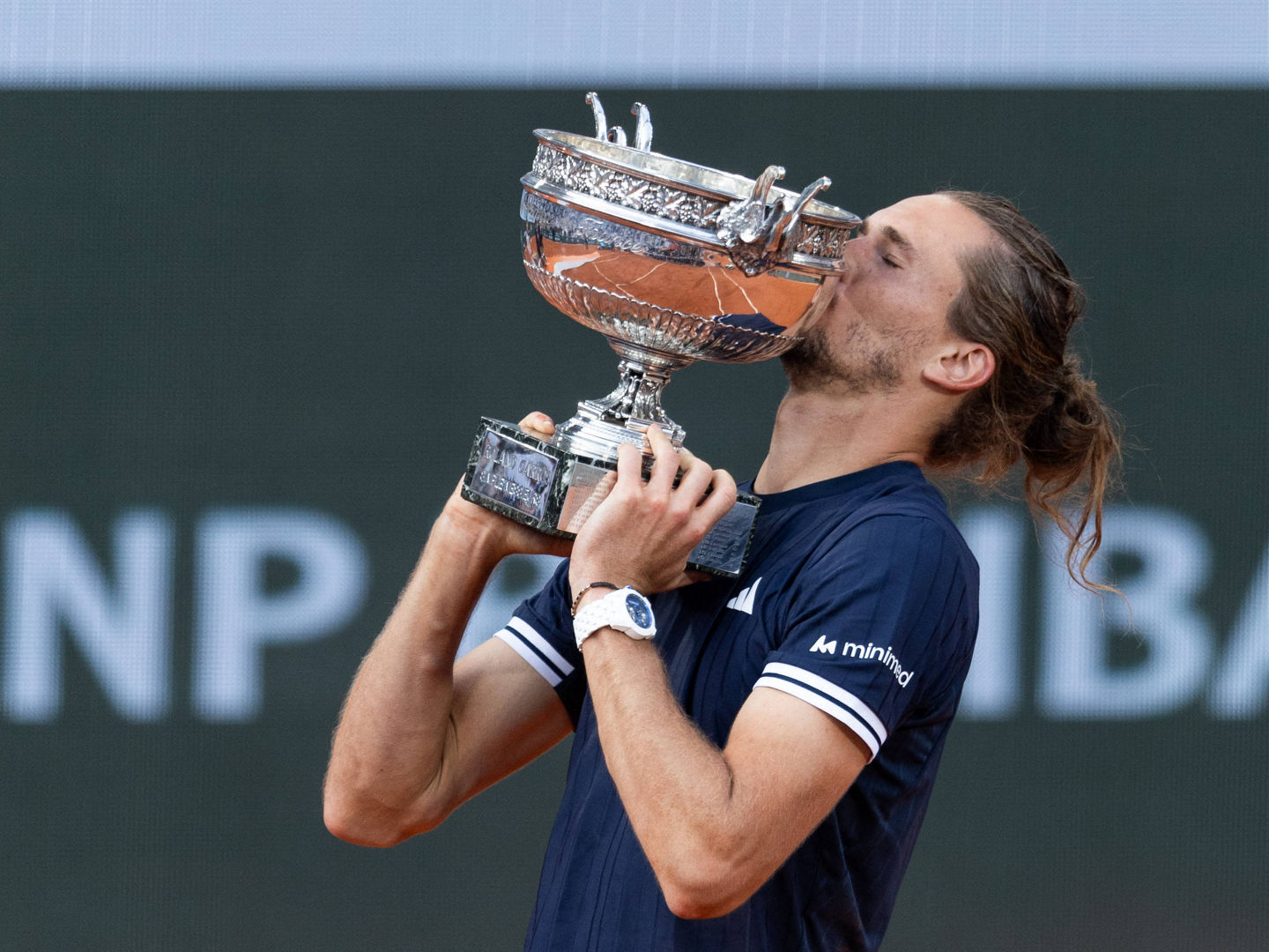 Zverev mit dem Pokal