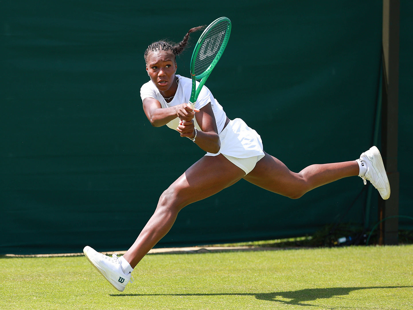 Noma Noha Akugue in der Wimbledon-Qualifikation 2026