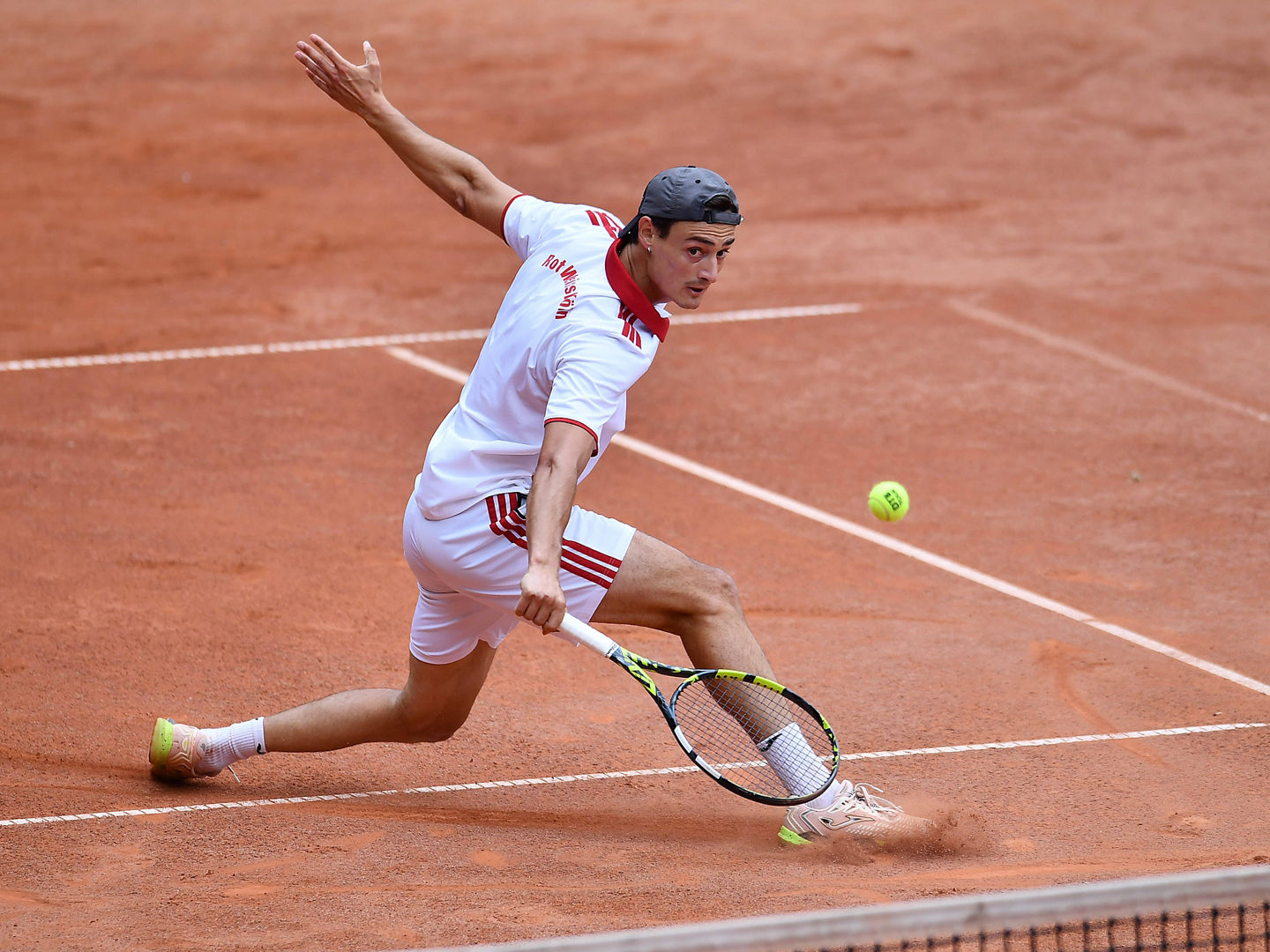 Tennis 1. Herren Bundesliga Saison 2026 TC Bredeney - Kölner THC Stadion Rot-Weiss am 26.07.2026 am Zeißbogen in Essen Fabrizio Andaloro