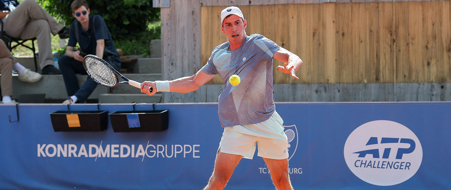 Im Bild: Kai Wehnelt GER, Facundo Mena ARG vs. Kai Wehnelt GER, ATP, Tennis Herren Challenger Schwaben Open, Herren, Einzel, Tennis, Achtelfinale, 26.08.2026 Augsburg Bayern Deutschland *** Pictured: Kai Wehnelt GER and Facundo Mena ARG vs. Kai Wehnelt GER, ATP Challenger Schwaben Open, Men s Singles, Tennis, Round of 16, August 26, 2026, Augsburg, Bavaria, Germany Copyright: xkolbert-press/ChristianxKolbertx