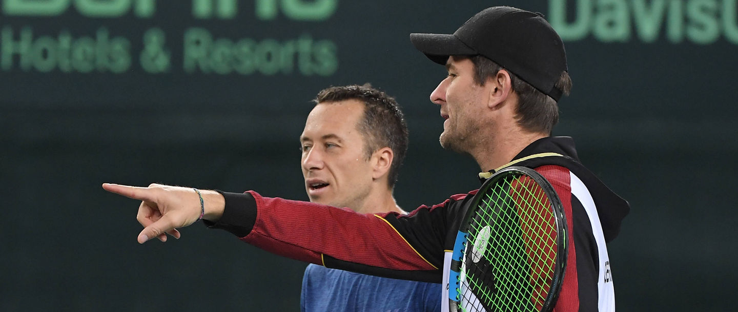  Davis Cup Qualifiers 2020 Germany - Belarus German Team: Teamcaptain : Michael Kohlmann and Philipp Kohlschreiber