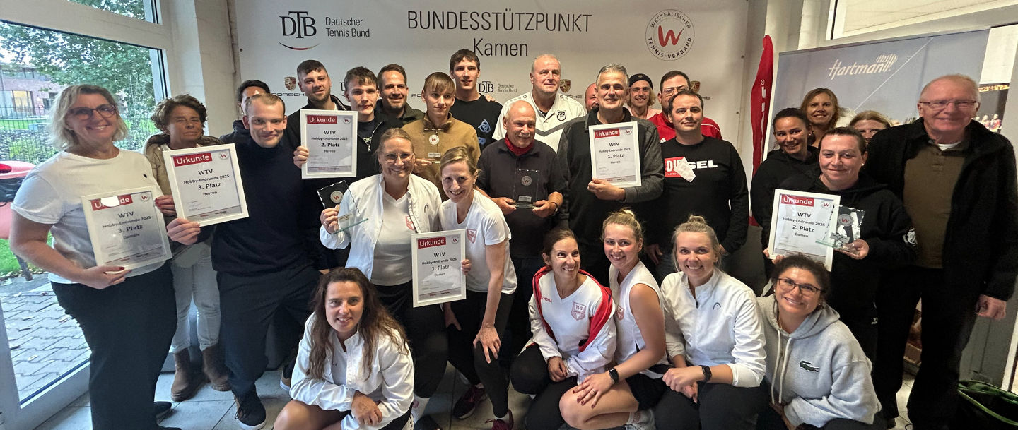 Die Teams nach der Hobby-Endrunde in Kamen