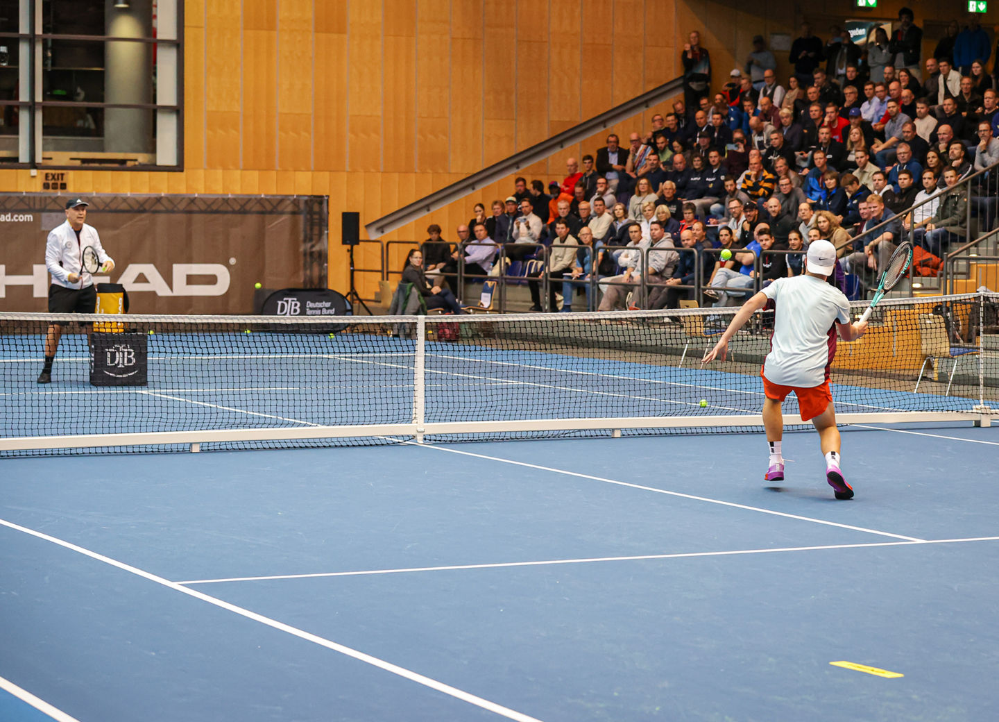 Matchspezifische Drills mit Thomas HÃ¶gstedt, Internationaler DTB Tenniskongress 2023, MÃ¼nchen, Infinity Hotel & Conference Rsort MÃ¼nchen, 06.01.2023, Foto: Claudio GÃ¤rtner