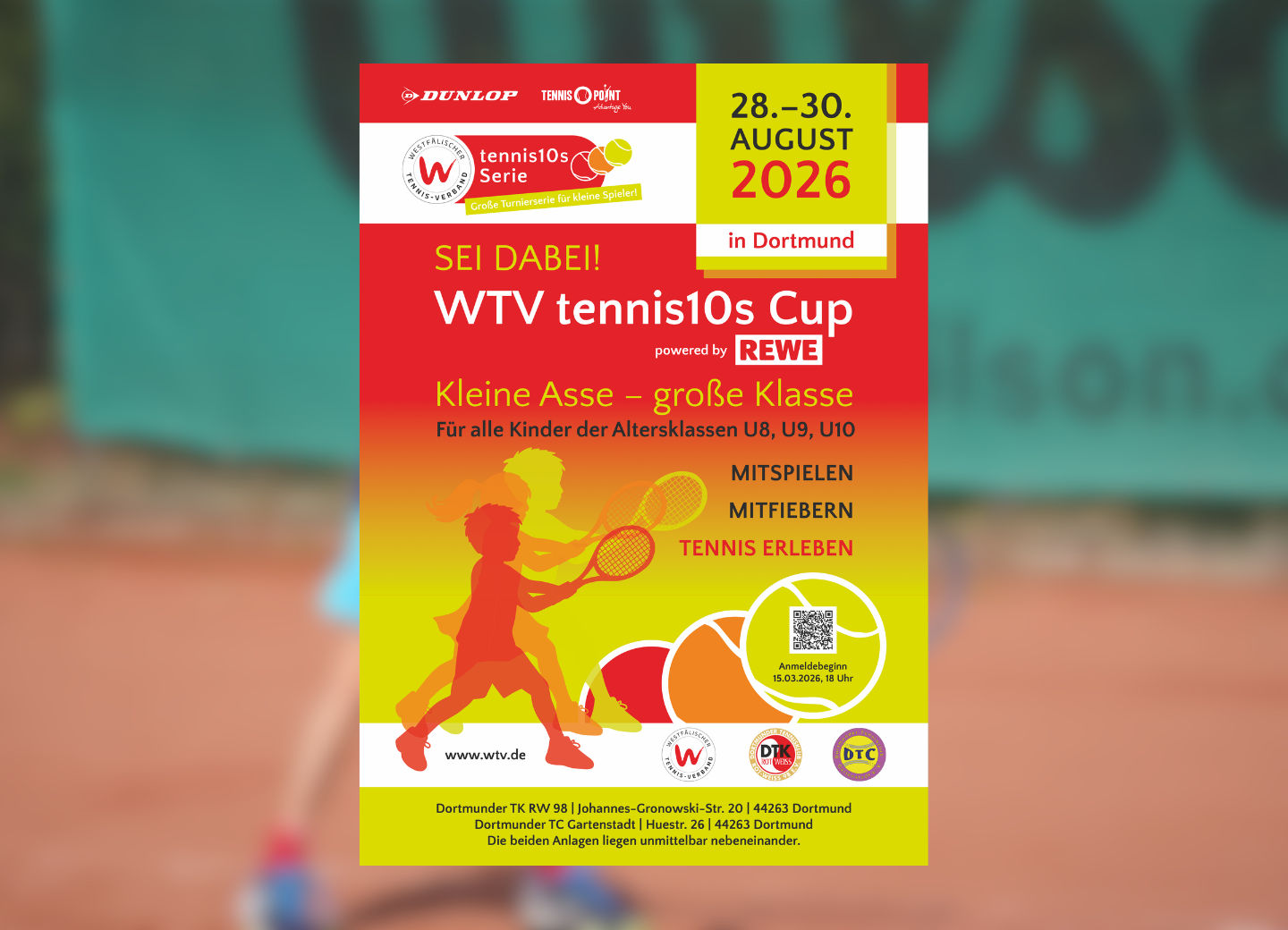 Plakat WTV tennis10s Cup
